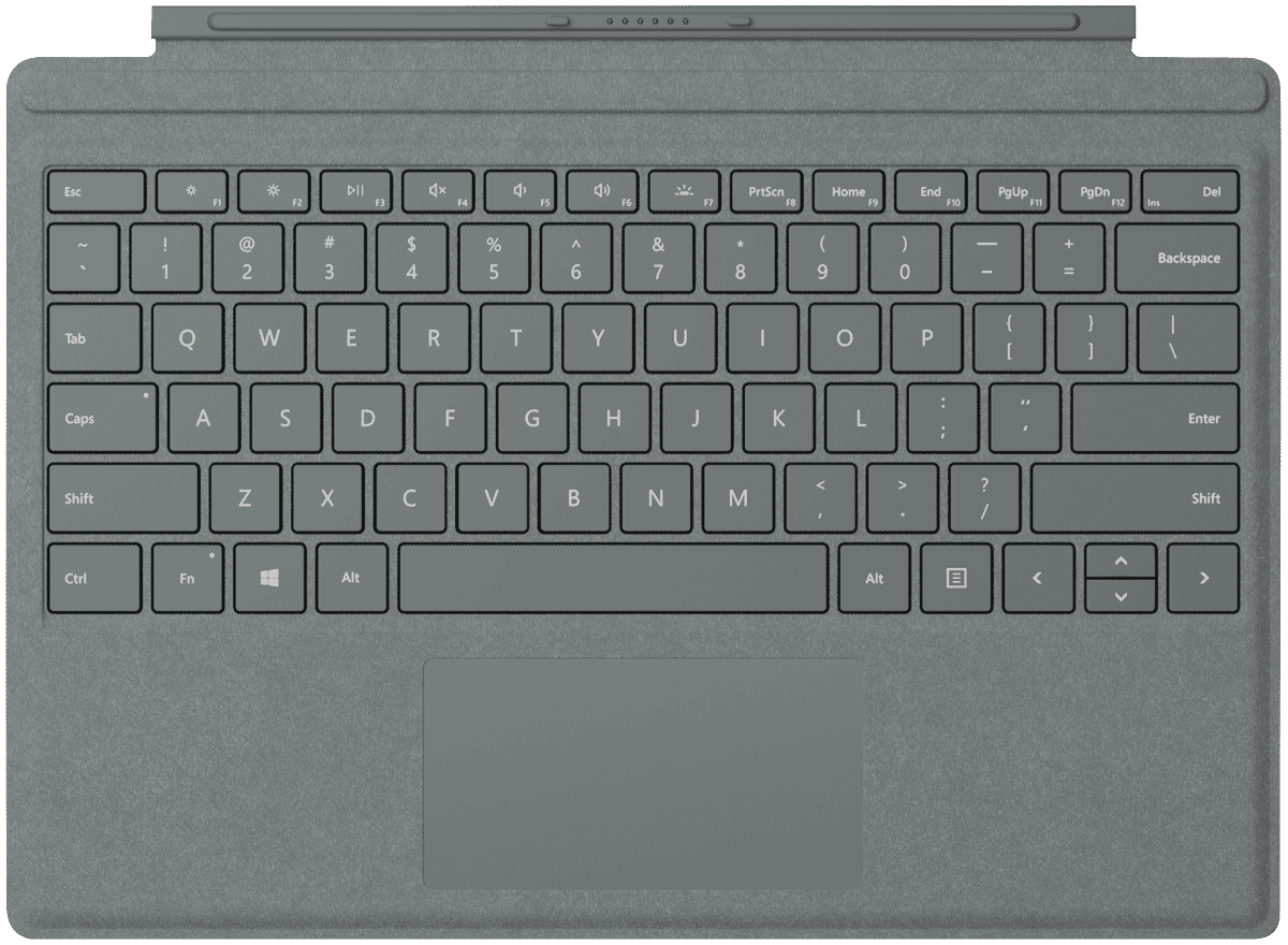 Microsoft FFP-00015 Surface Pro Signature Type Cover - Platinum at