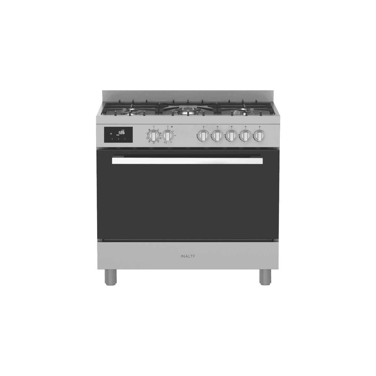 InAlto 90cm Dual Fuel Upright Cooker RU9EGB.1