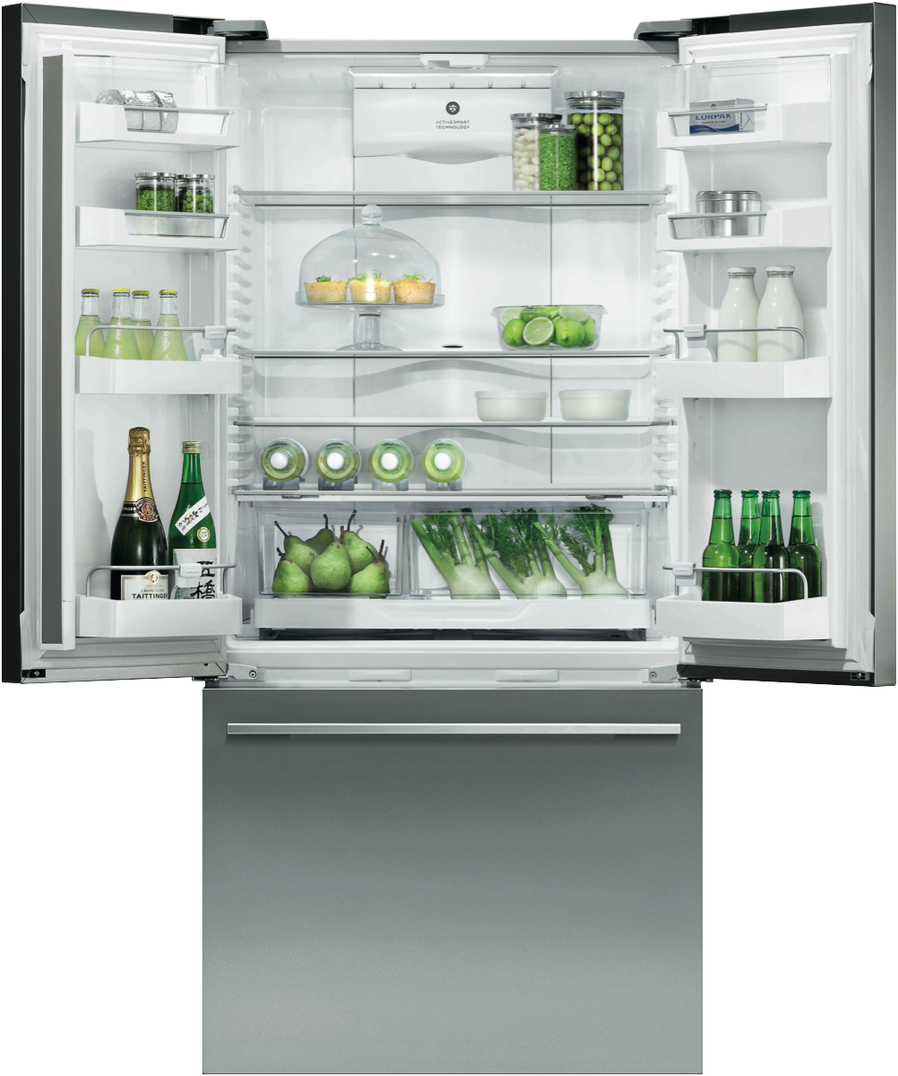 Fisher & Paykel RF522ADUX5 519L French Door Refrigerator at The Good Guys