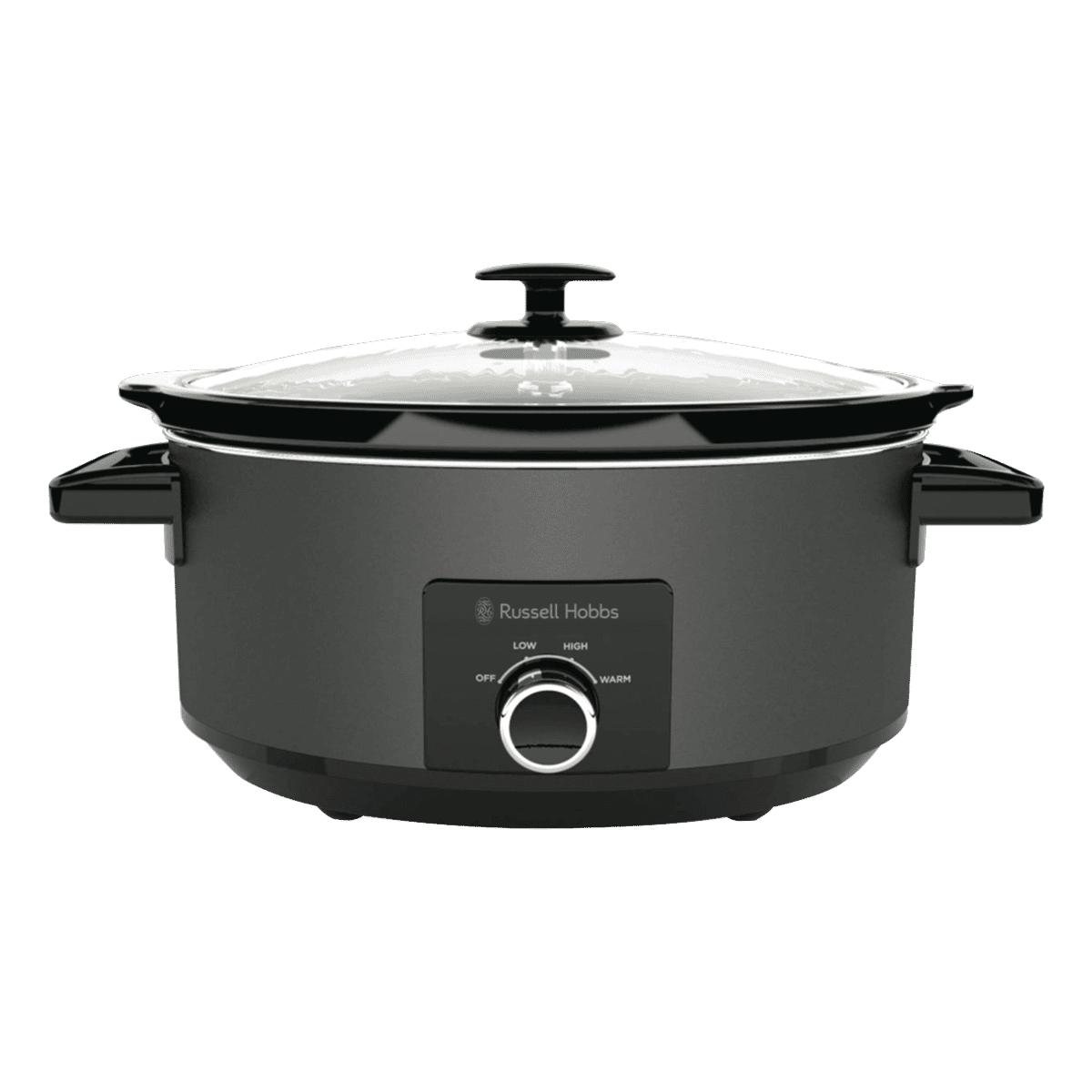 Russell Hobbs RHSC7 7L Slow Cooker - Matte Black at The Good Guys