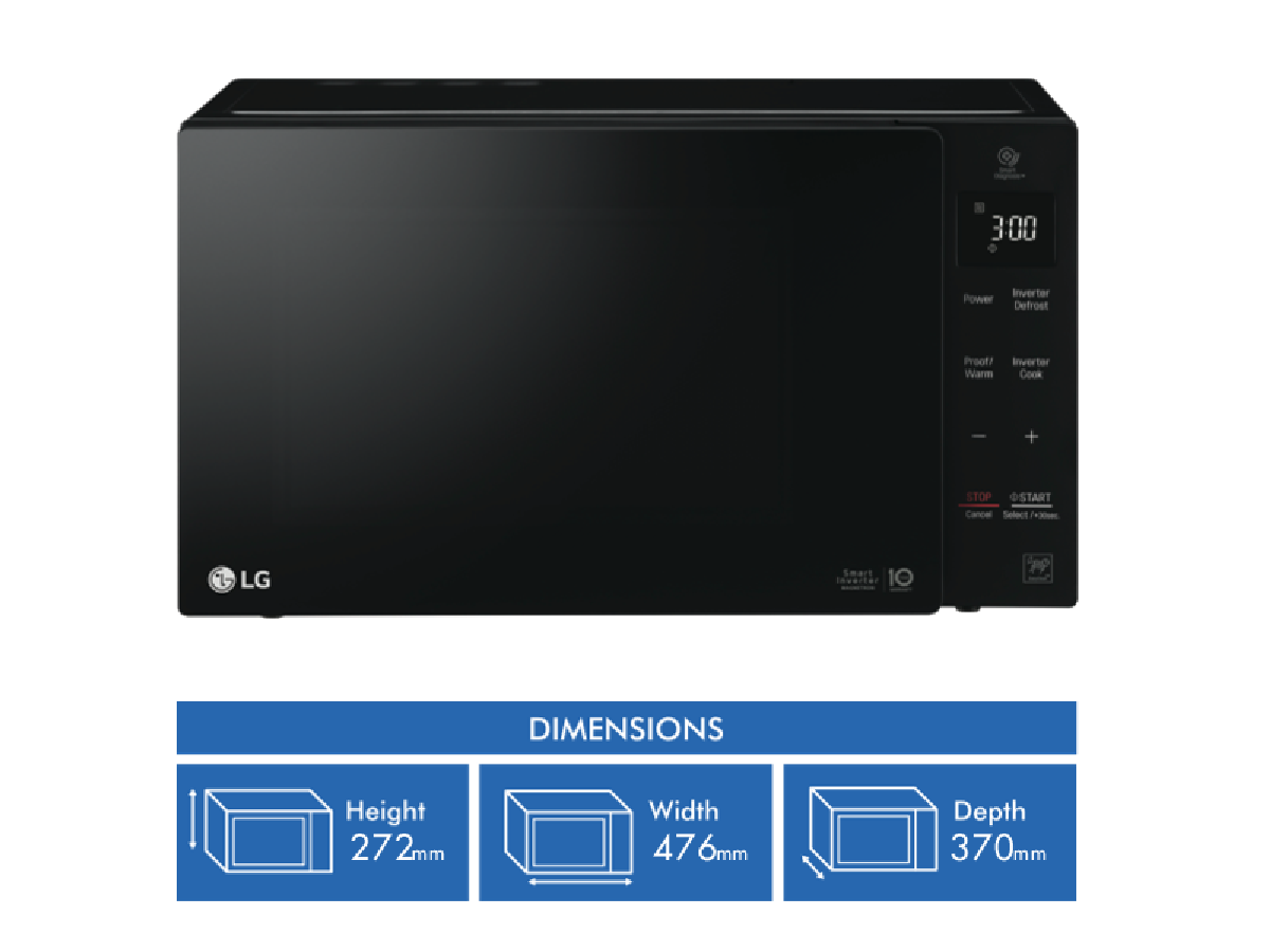 Samsung MS40J5133BG 40L 1000W Sensor Microwave Black at The Good Guys