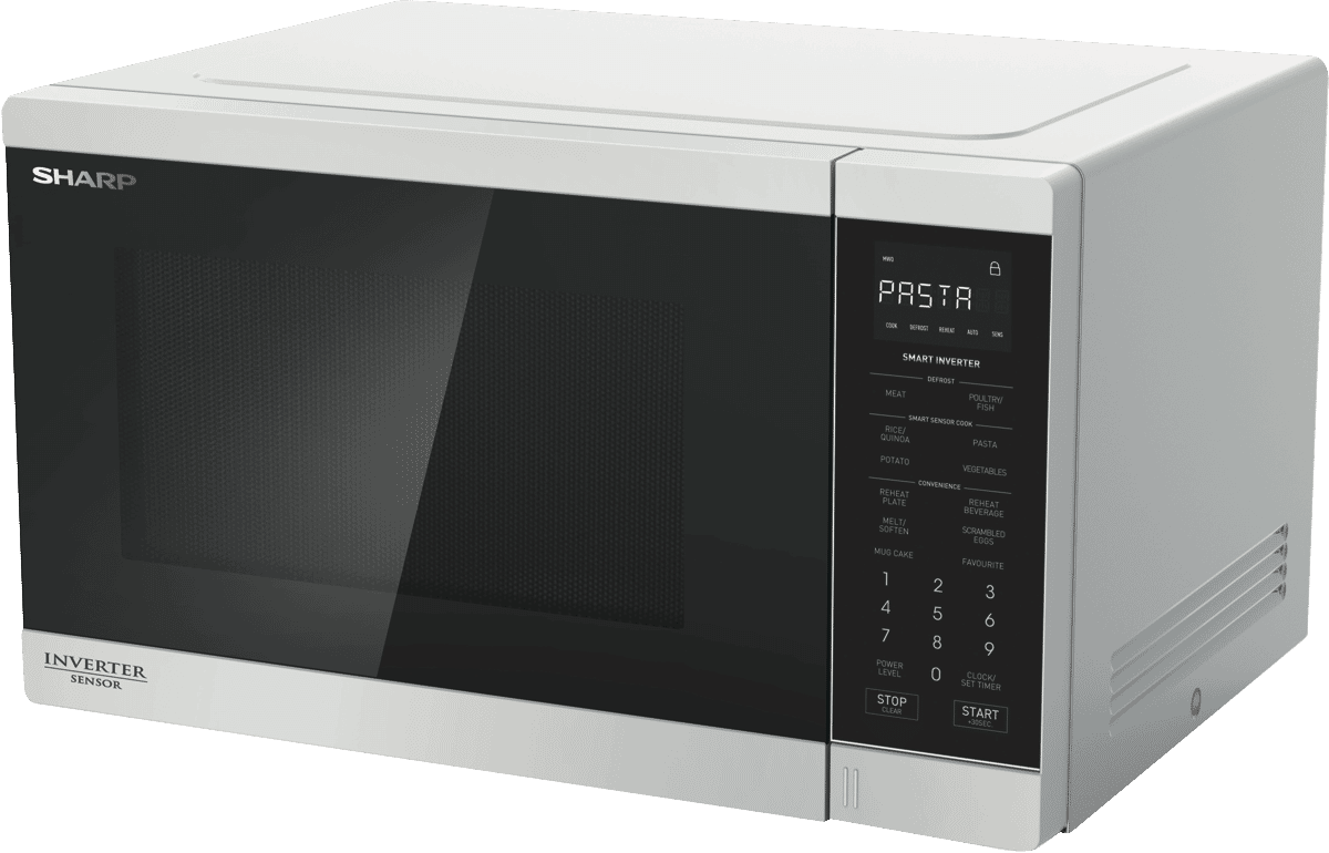 NEW Sharp R350EW 1200W Inverter Microwave - White | eBay
