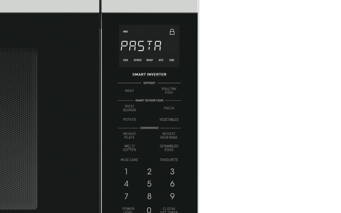 Sharp R350EW 1200W Inverter Microwave White at The Good Guys