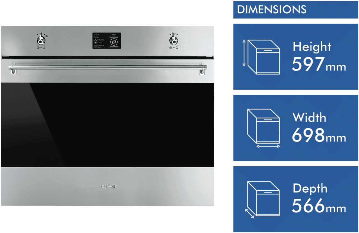 Smeg 70cm Thermoseal Pyrolytic Oven