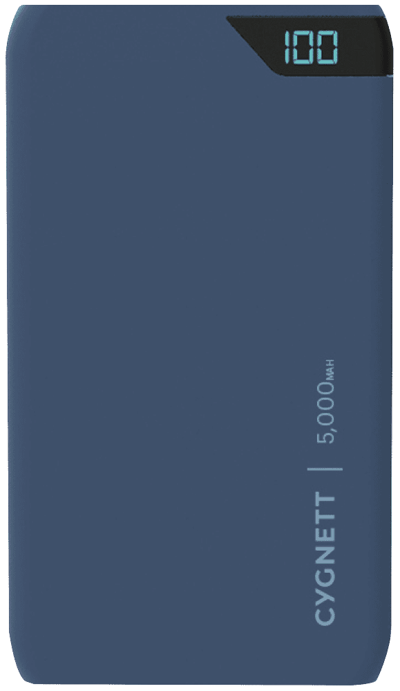Cygnett ChargeUp 5,000 mAh Dual USB Powerbank - Navy