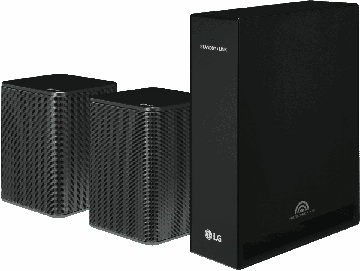 LG SPK8S 2.0Ch 140W Wireless Rear Speaker Kit at The Good Guys