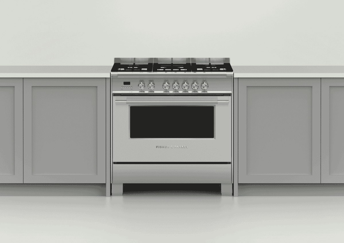 Fisher & Paykel OR90SCG2X1 90cm Dual Fuel Freestanding Cooker SS at The