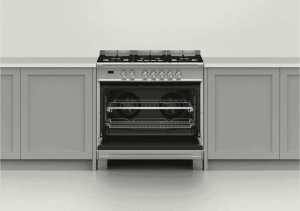 Fisher & Paykel OR90SCG4X1 90cm Dual Fuel Freestanding Cooker at The