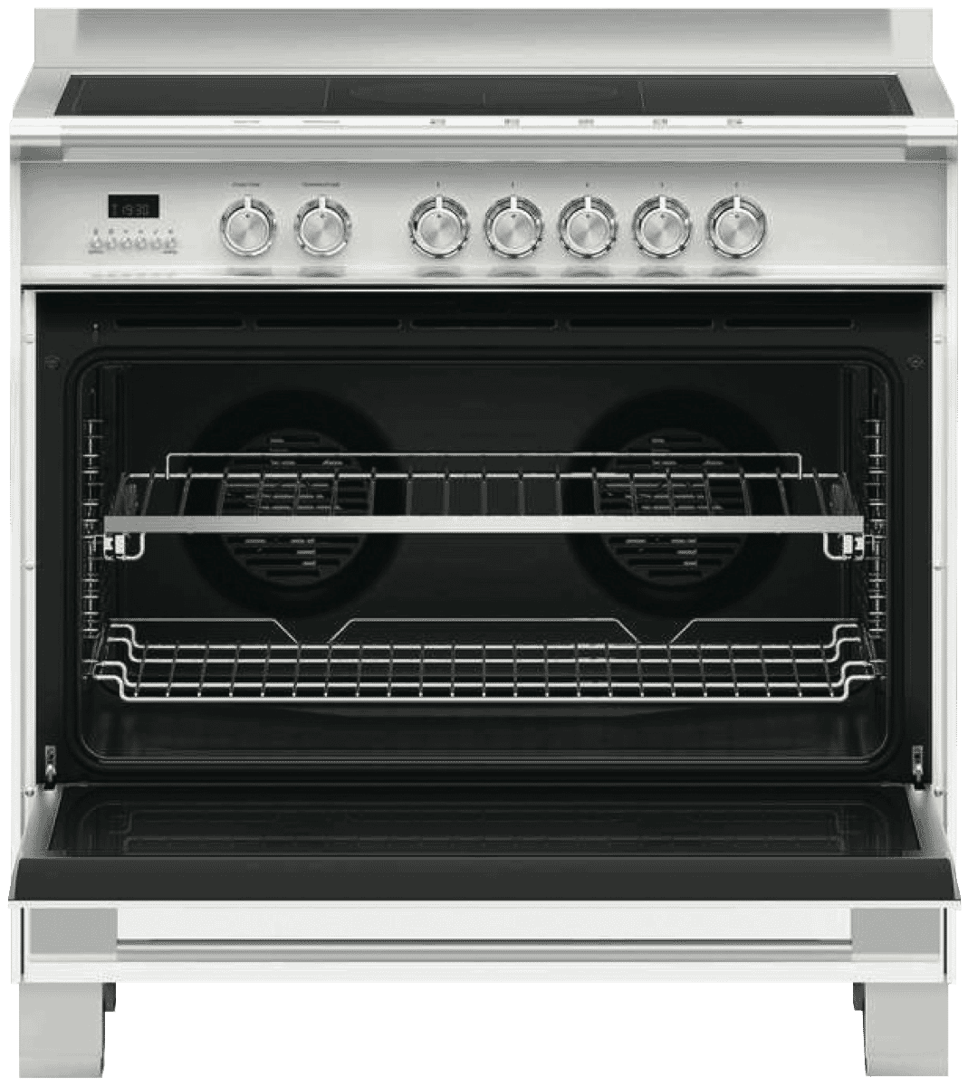 Fisher & Paykel OR90SCI4W1 90cm Induction Freestanding Cooker at The