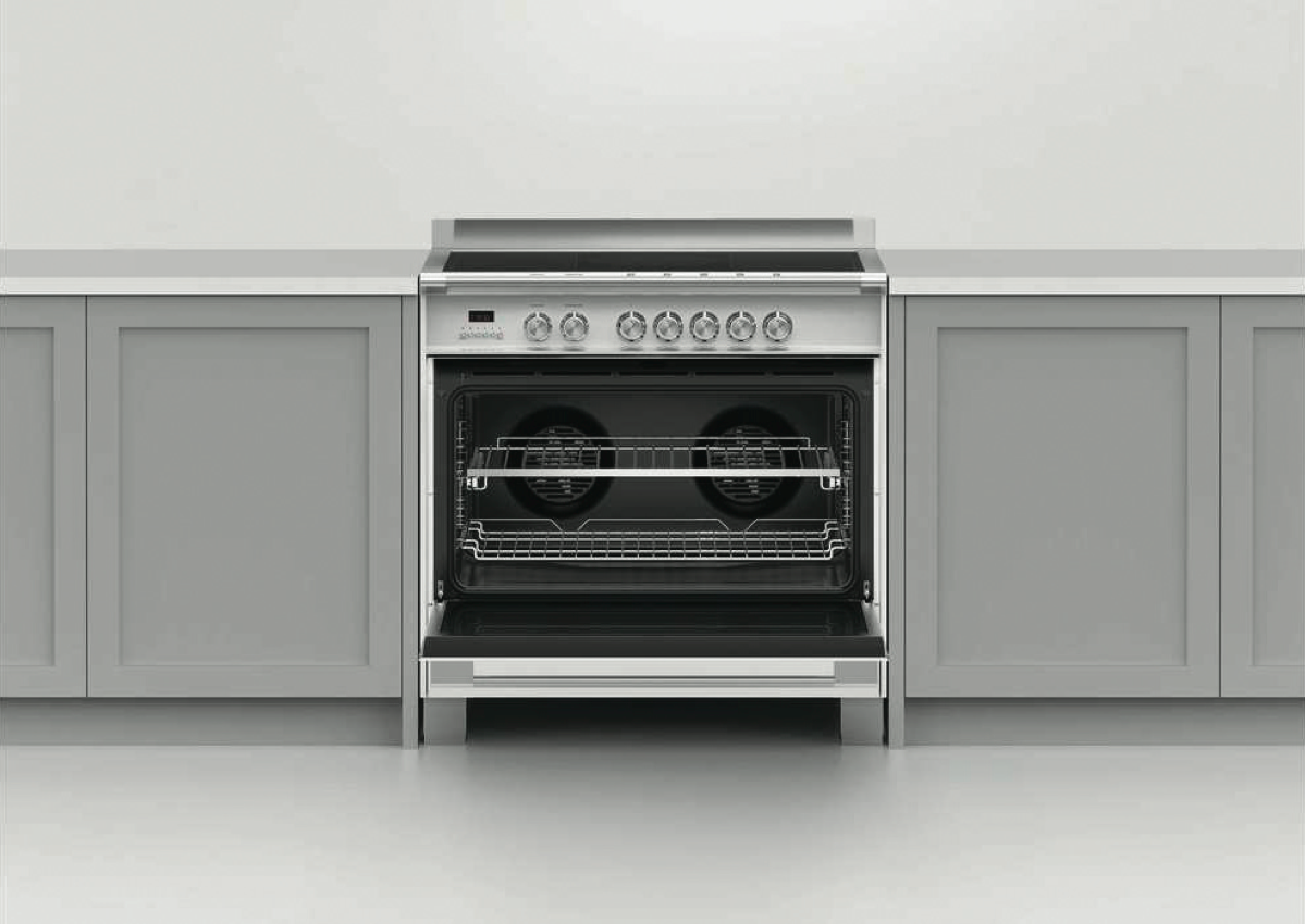 Fisher & Paykel OR90SCI4W1 90cm Induction Freestanding Cooker at The