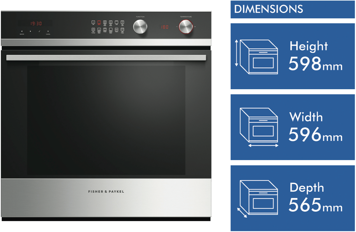 Fisher & Paykel OB60SD11PX1 60cm Pyrolytic Oven At The Good Guys