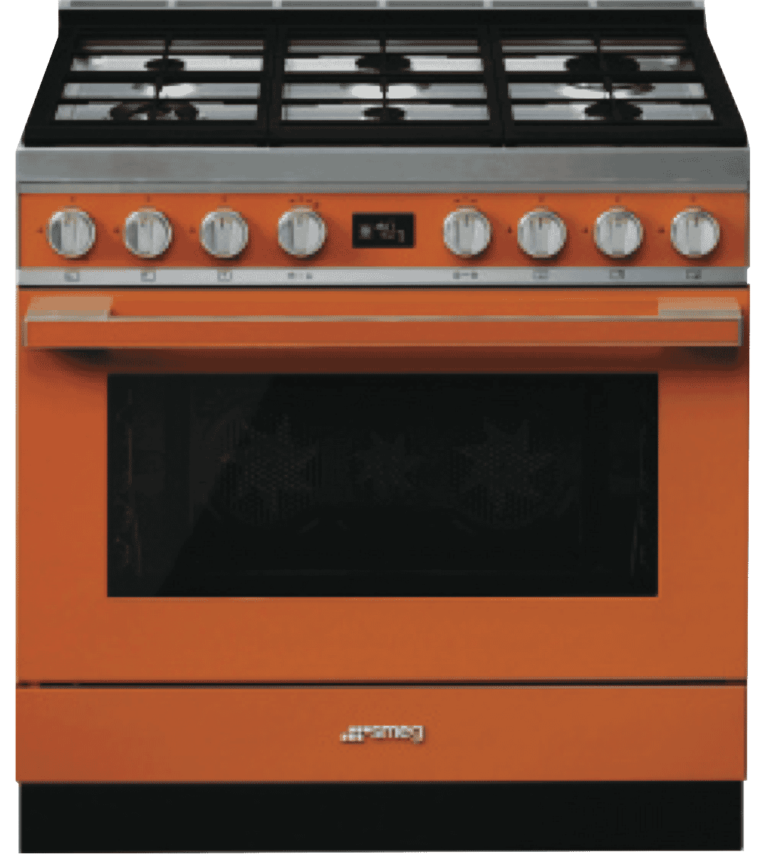 smeg orange cooker