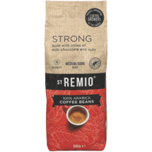 St RemioCoffee Strong Blend Beans 500g50061190
