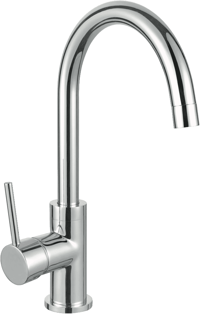 Hafele Polished Chrome Gooseneck Mixer Tap