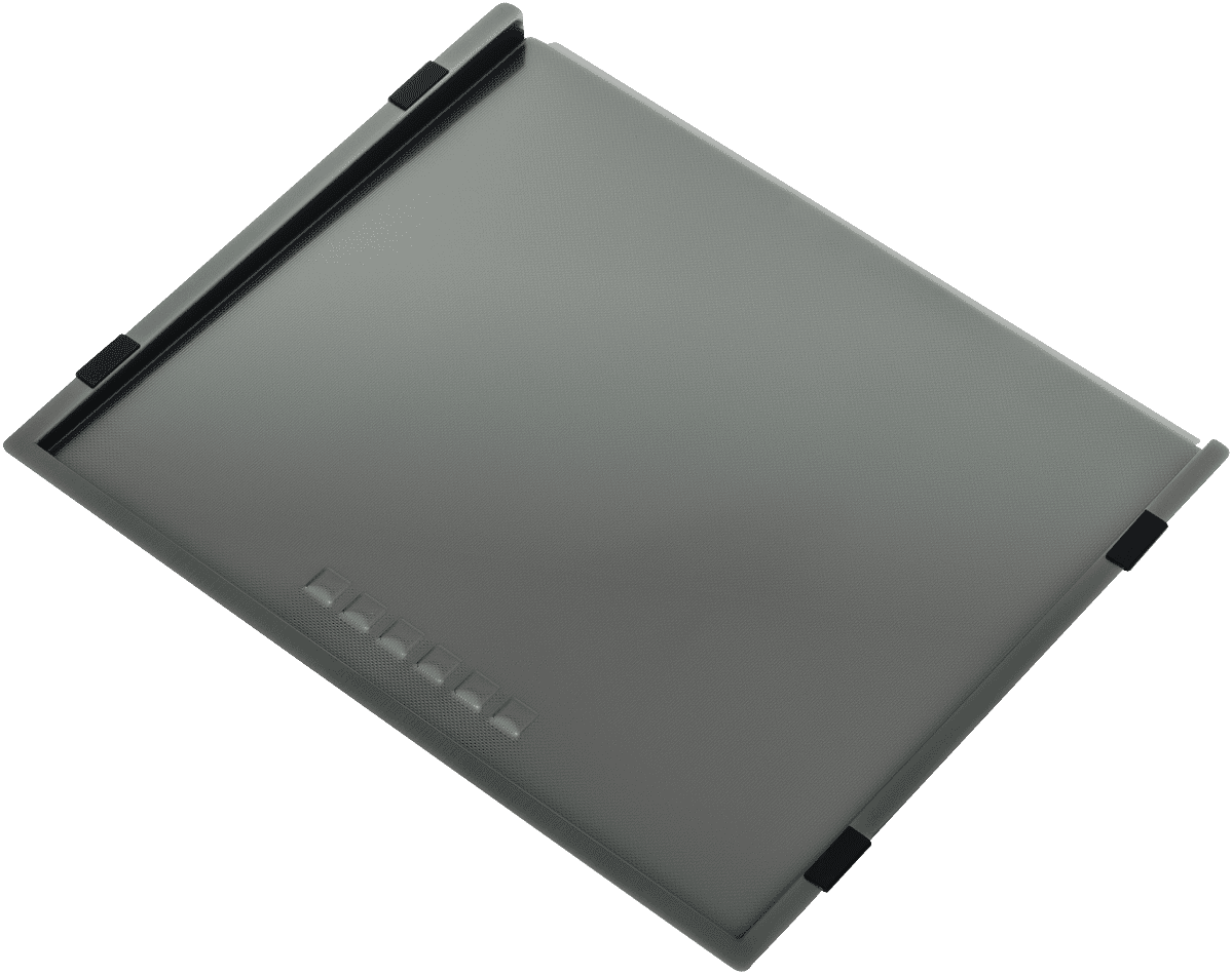 Hafele Squareline Drainer Tray - Linen - Gun Metal