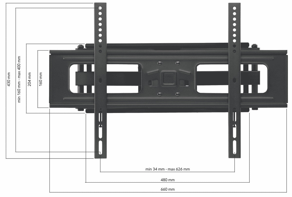 One For All WM4661 3284" Turn120 60kg TV Bracket at The Good Guys