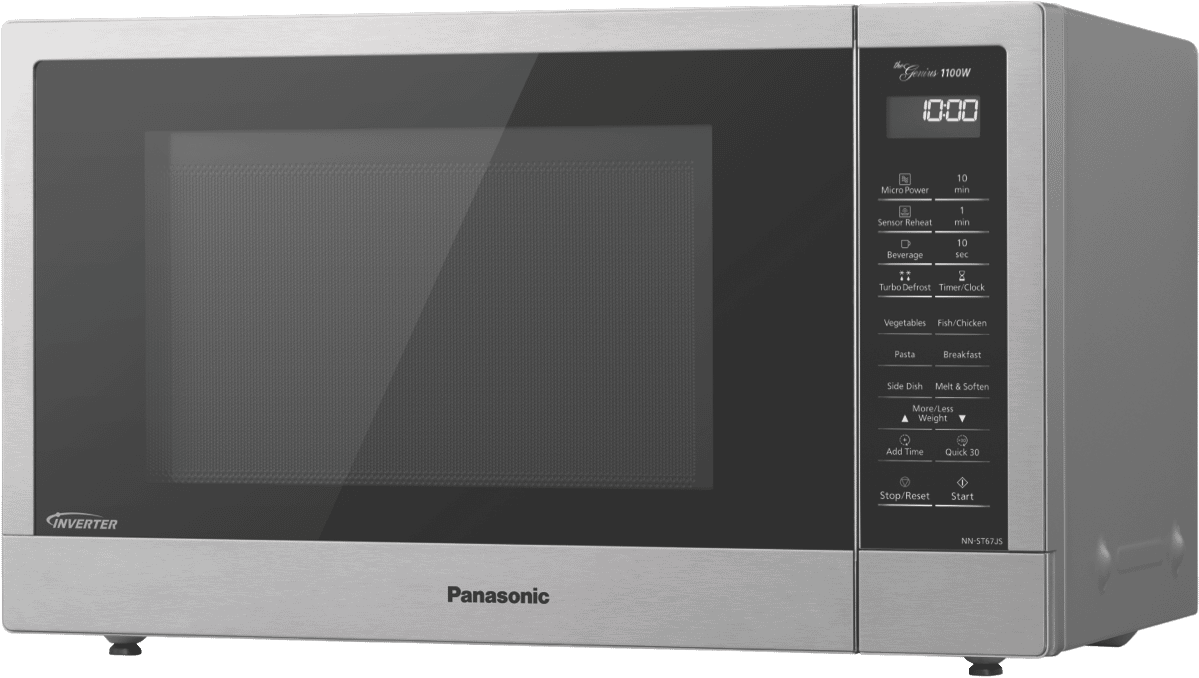 Panasonic NNST67JSQPQ 32L Inverter Sensor Microwave Stainless Steel at