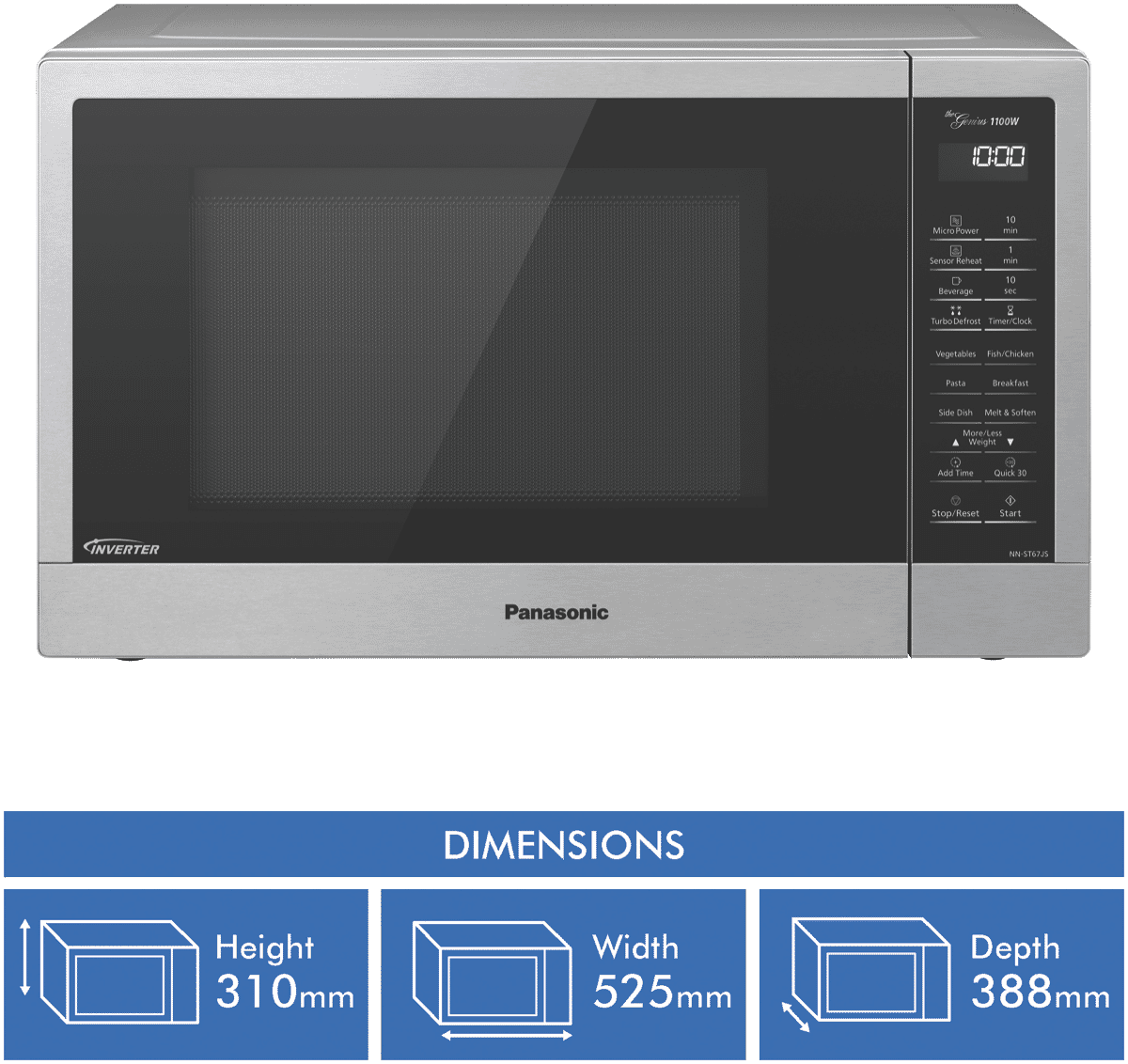 microwave good guys panasonic