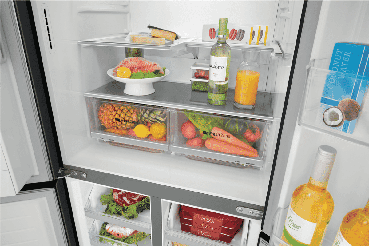 LG GFL570MBL 570L French Door Refrigerator at The Good Guys