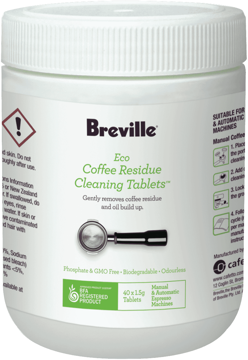 Breville BES013CLR0NAN1 Eco Coffee Residue Cleaning Tablets at The Good