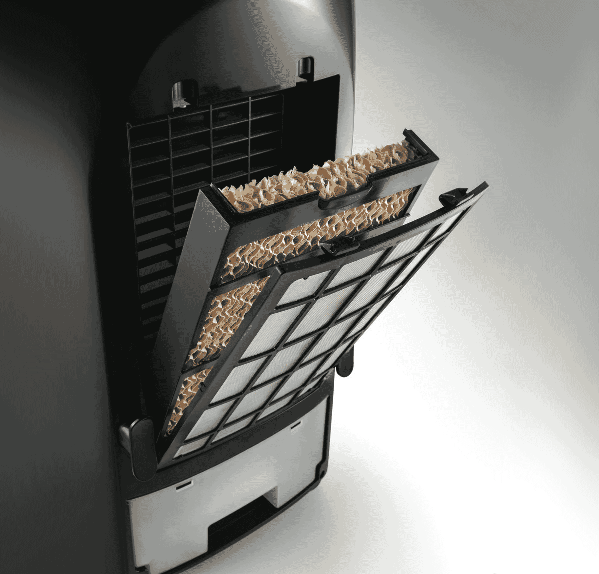 DeLonghi EV250BK Evaporative Cooler Black at The Good Guys