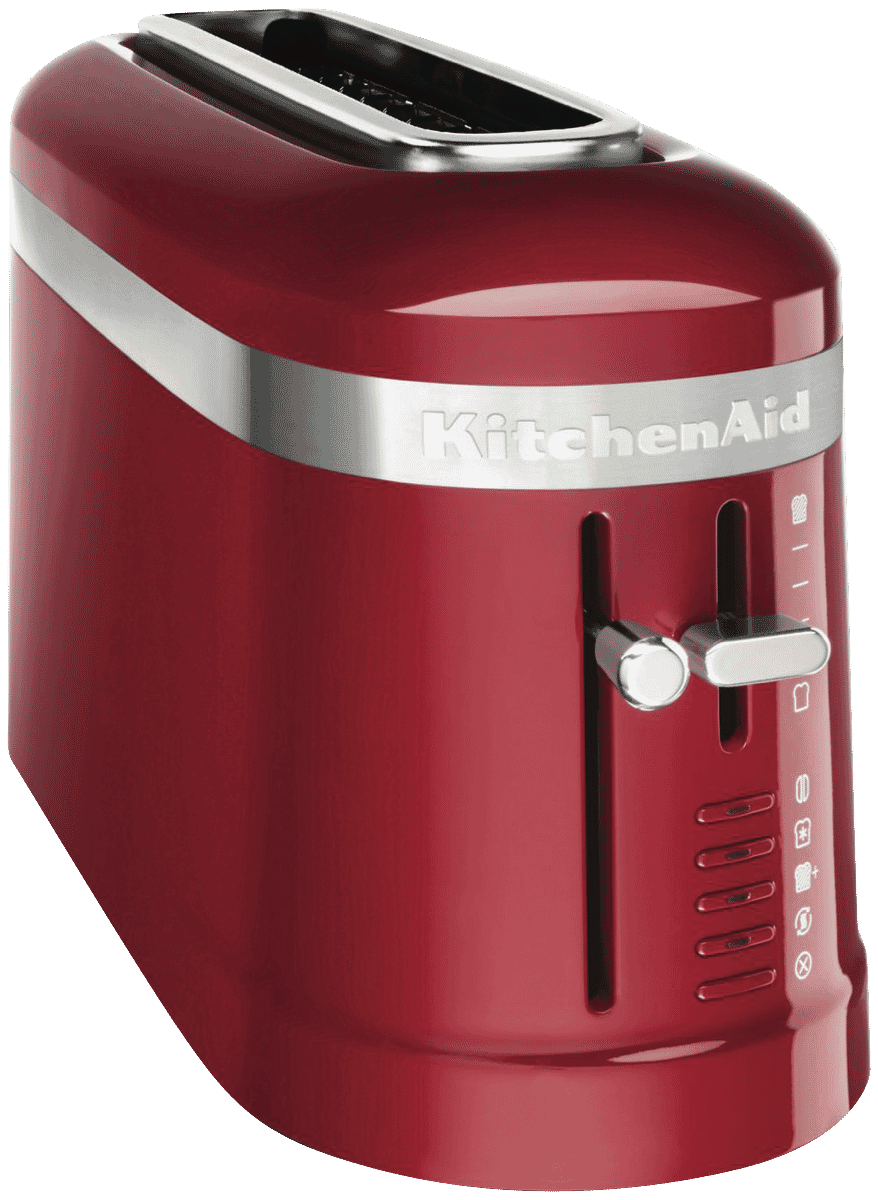 KitchenAid 5KMT3115AER Design 2 Slice Toaster Empire Red at The Good Guys