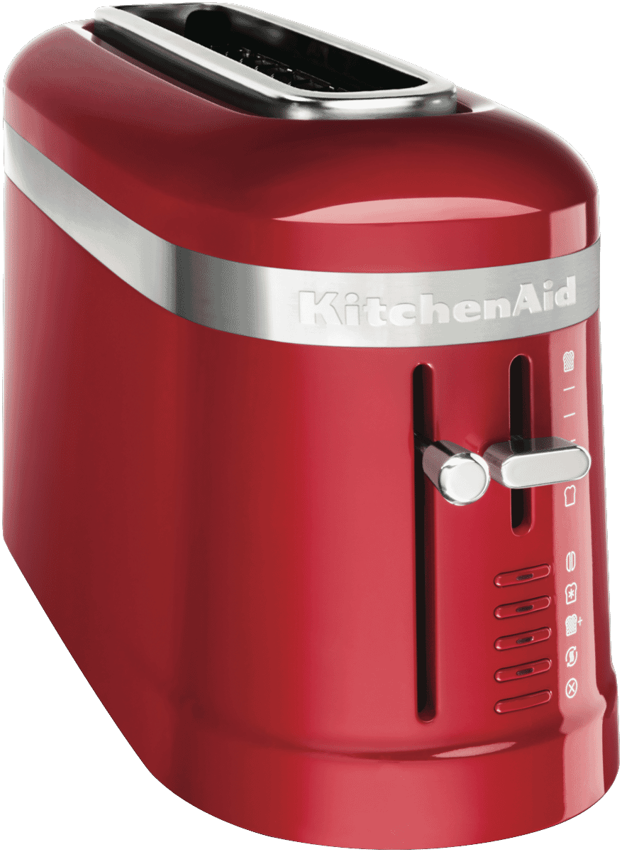 KitchenAid 5KMT3115AER Design 2 Slice Toaster Empire Red at The Good Guys