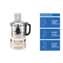 KitchenAid 9-Cup Contour Silver Food Processor