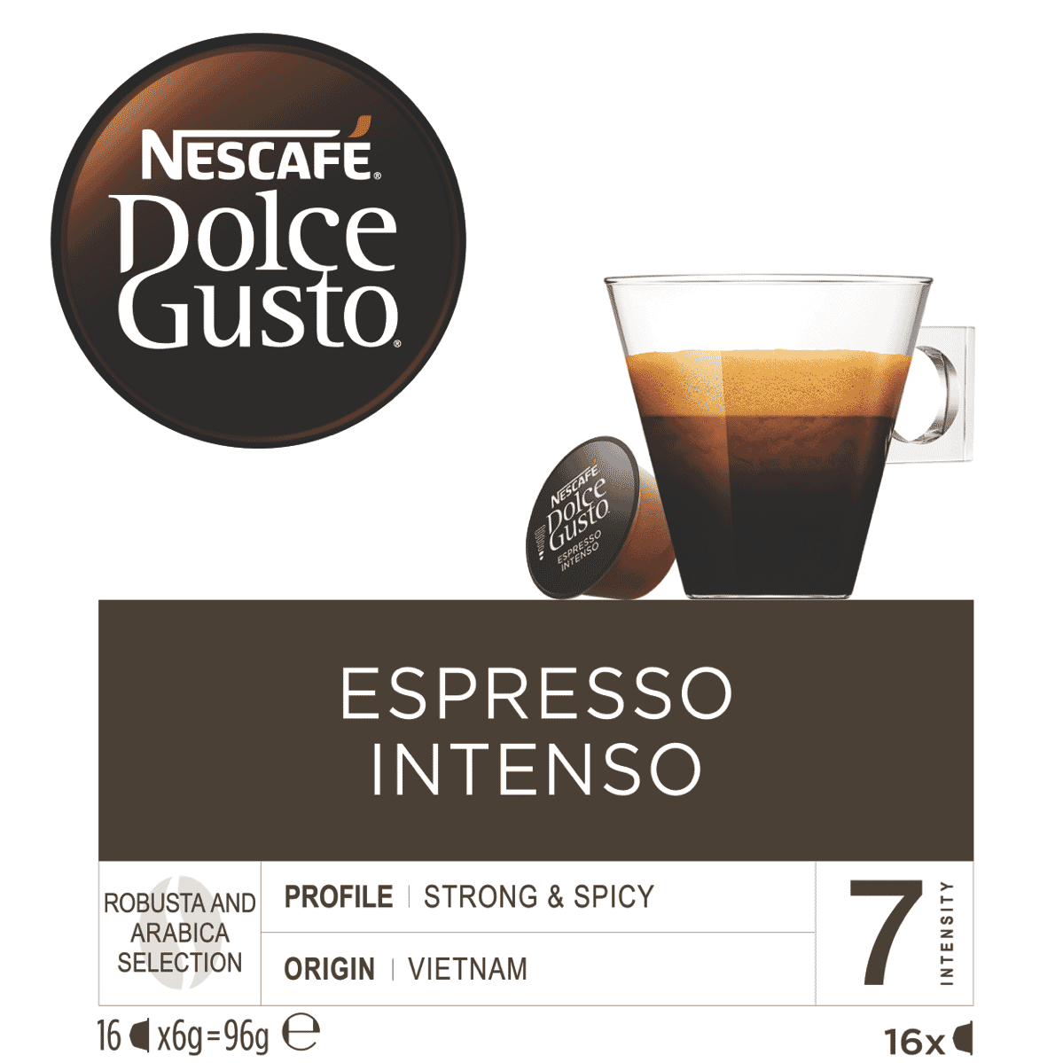 Nescafe Dolce Gusto Espresso Intenso Coffee Capsule