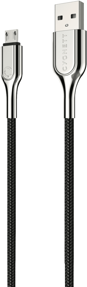 Cygnett Micro to USB-A Armored Cable 1M - Black