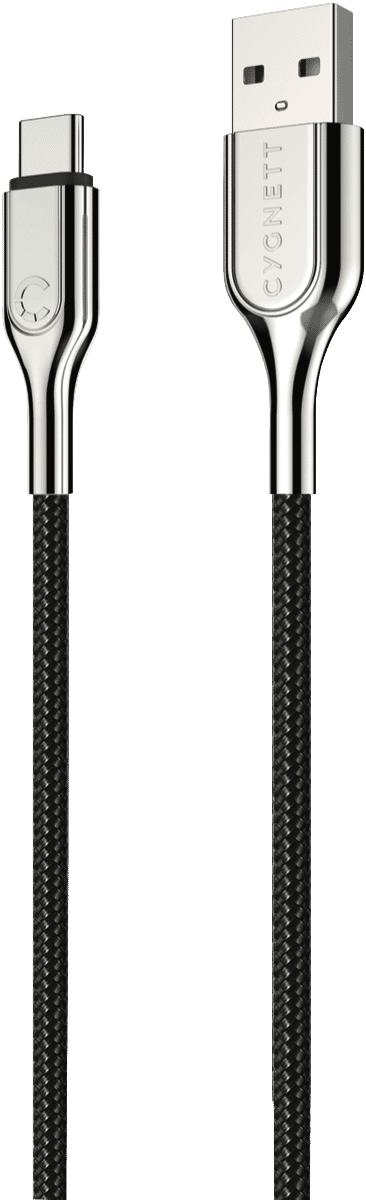 Cygnett USB-C to USB-A 2.0 Armored Cable 1M - Black