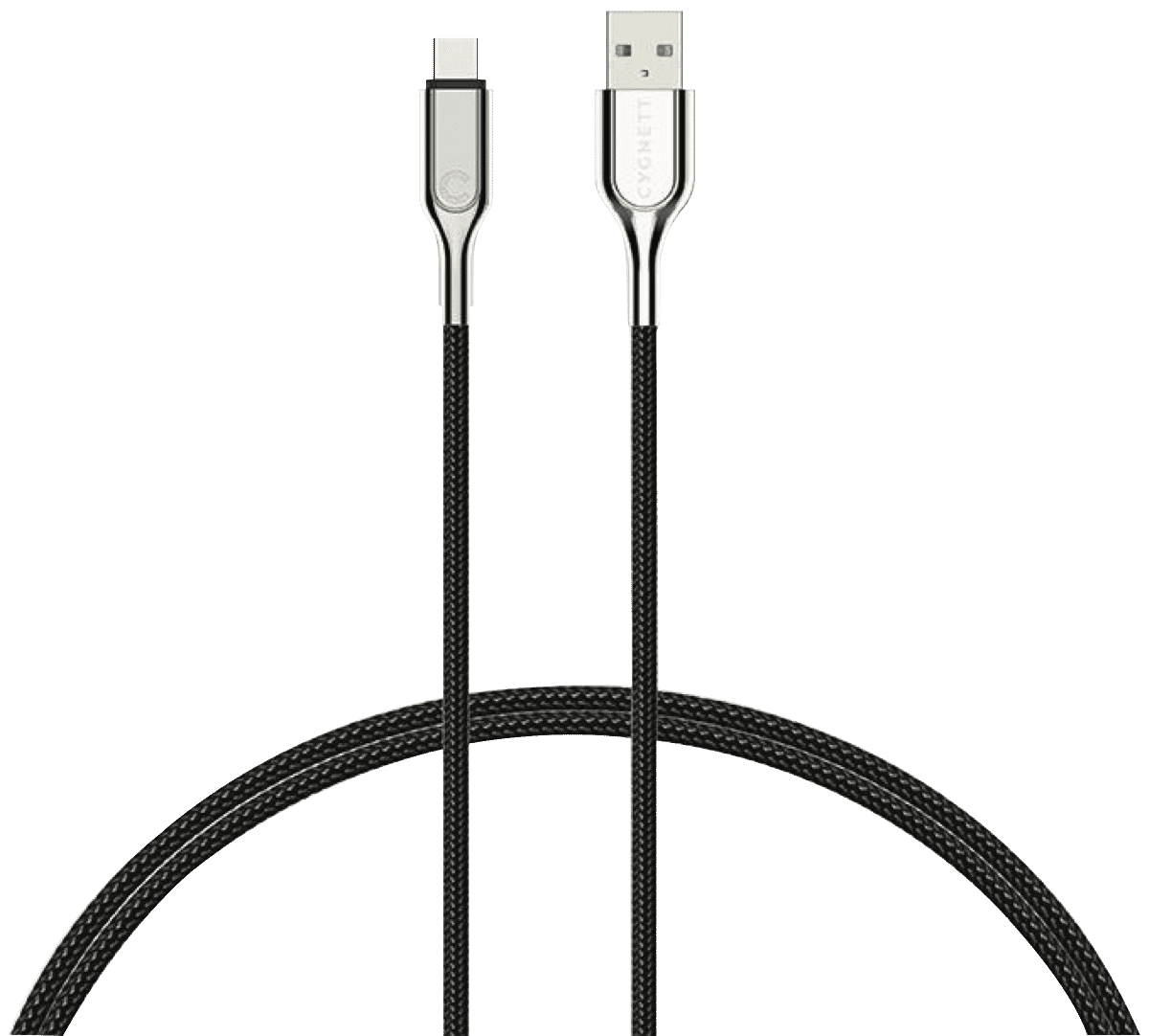 Cygnett USB-C to USB-A 2.0 Armored Cable 2M - Black