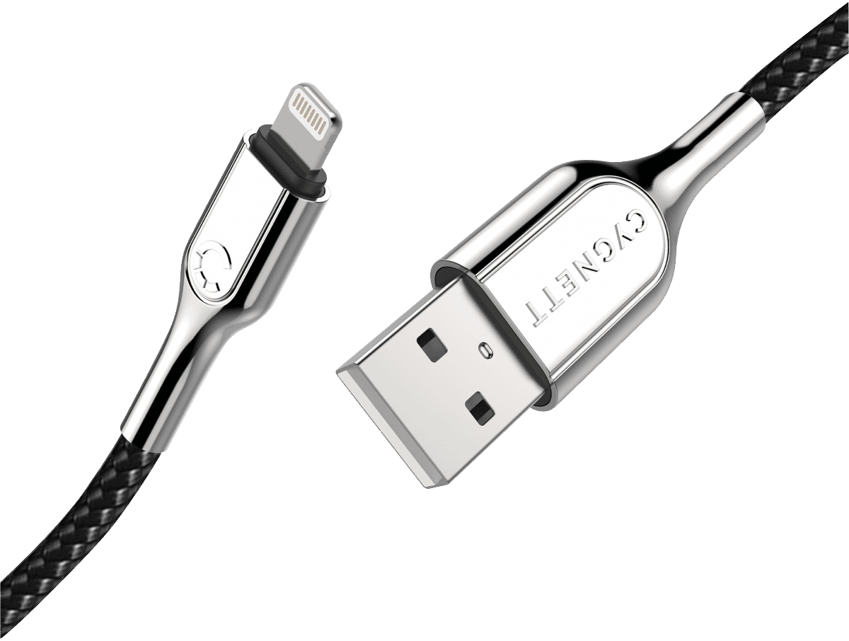 Cygnett Lightning to USB-A Armored Cable 2M - Black