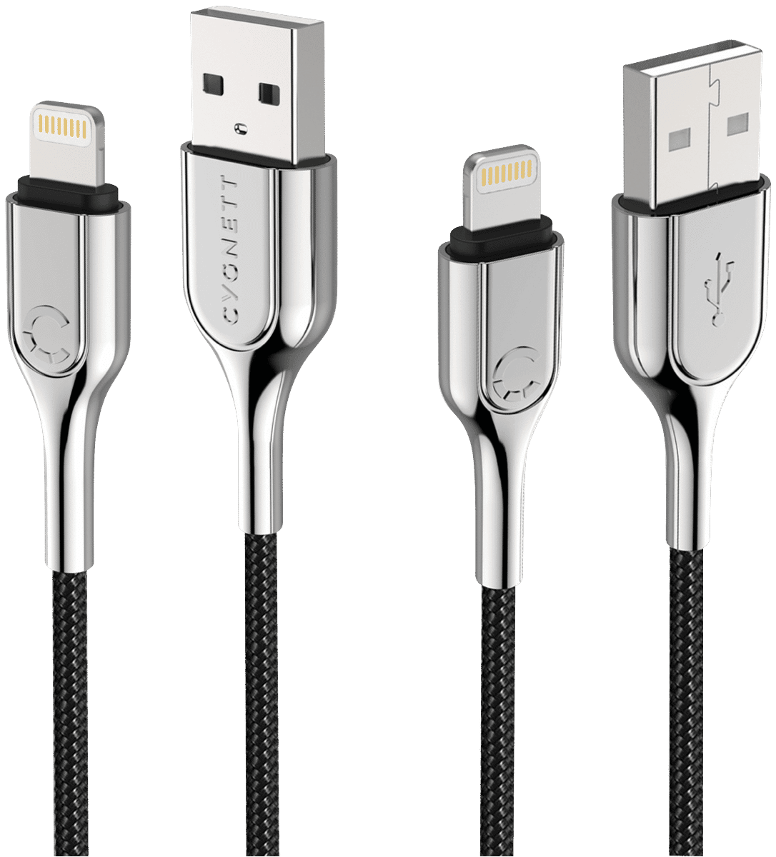 Cygnett Lightning to USB-A Armored Cable 2M - Black
