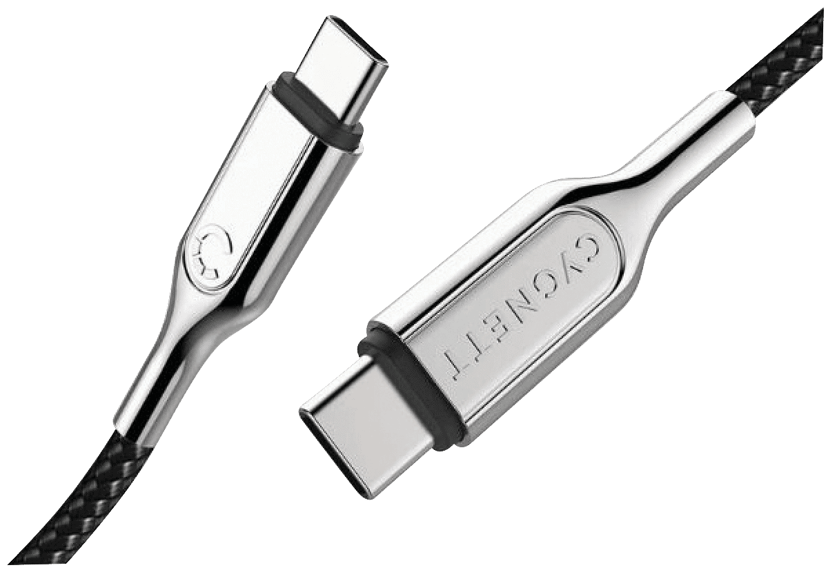 Cygnett USB-C to USB-C 2.0 Armored Cable 2M Black