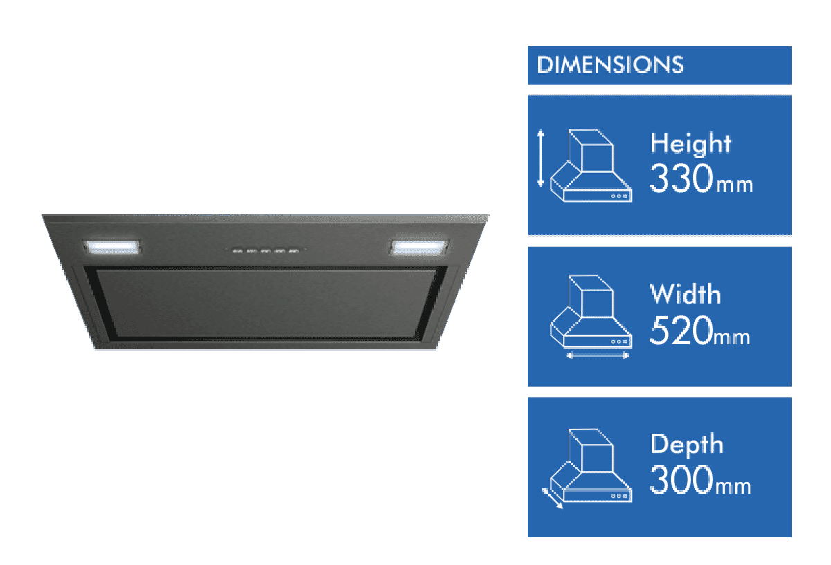 Electrolux 52cm Integrated Rangehood