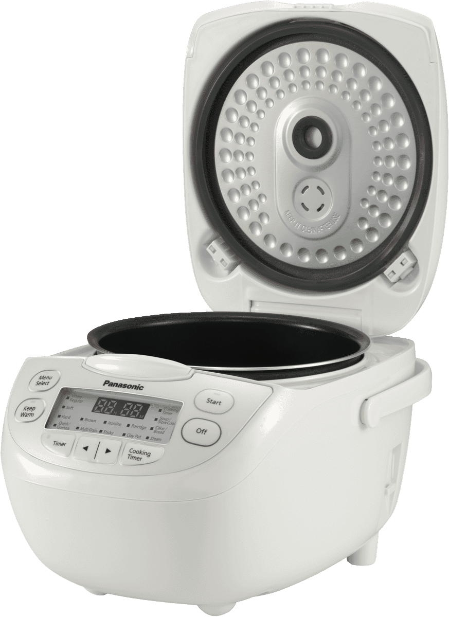 Panasonic SRCN188WST Deluxe 10 Cup Rice Cooker at The Good Guys