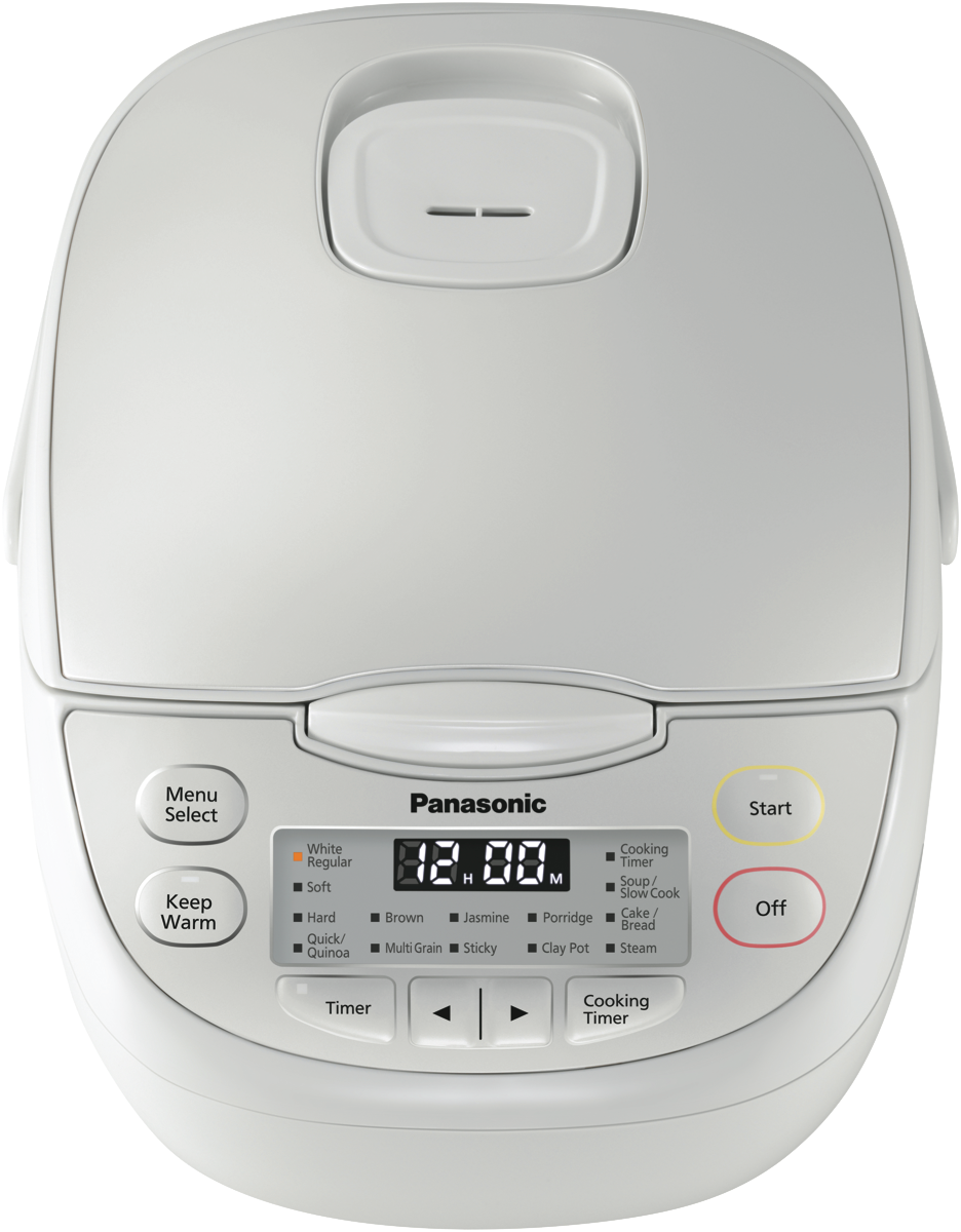 Panasonic SRCN188WST Deluxe 10 Cup Rice Cooker at The Good Guys