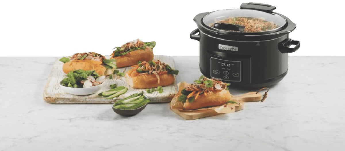 Crock Pot CHP550 4.7 Litre Hinged Slow Cooker at The Good Guys