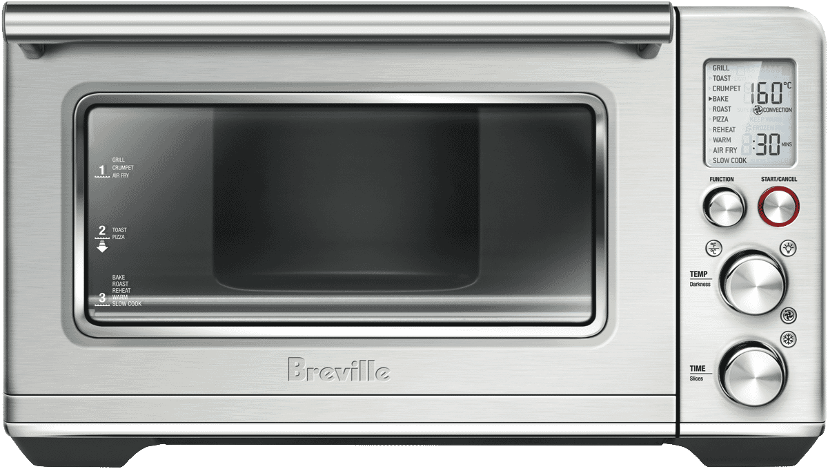Brushed Stainless Steel Breville BOV900BSS Convection and Air Fry Smart Oven Air 