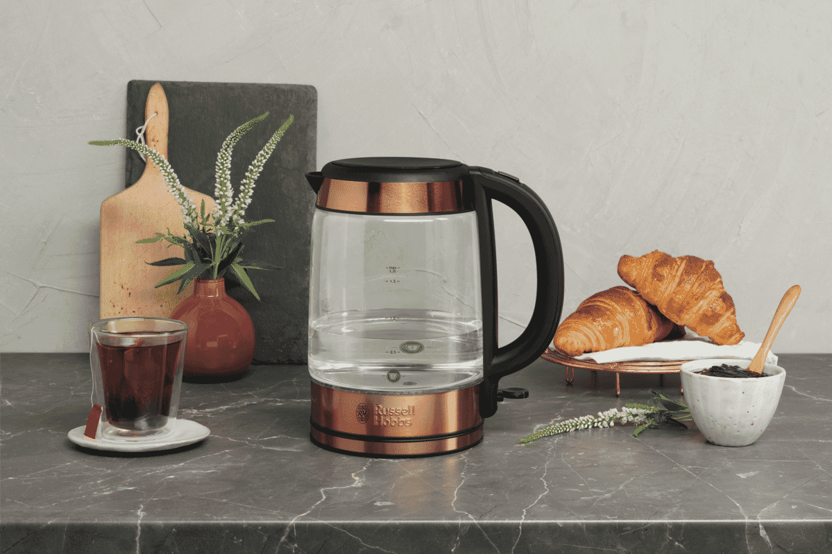 Russell Hobbs RHK172 Brooklyn Glass Kettle at The Good Guys