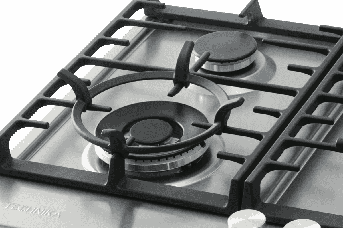 Technika TGC6GX 60cm Stainless Steel Gas Cooktop at The Good Guys