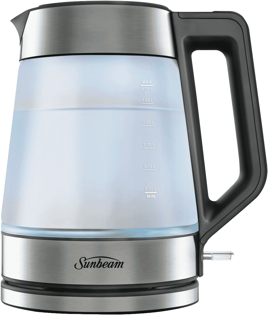 Sunbeam KE6200 Morning Frost Glass Kettle at The Good Guys