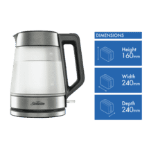 Sunbeam ke9750 maestro dual wall 2024 glass kettle