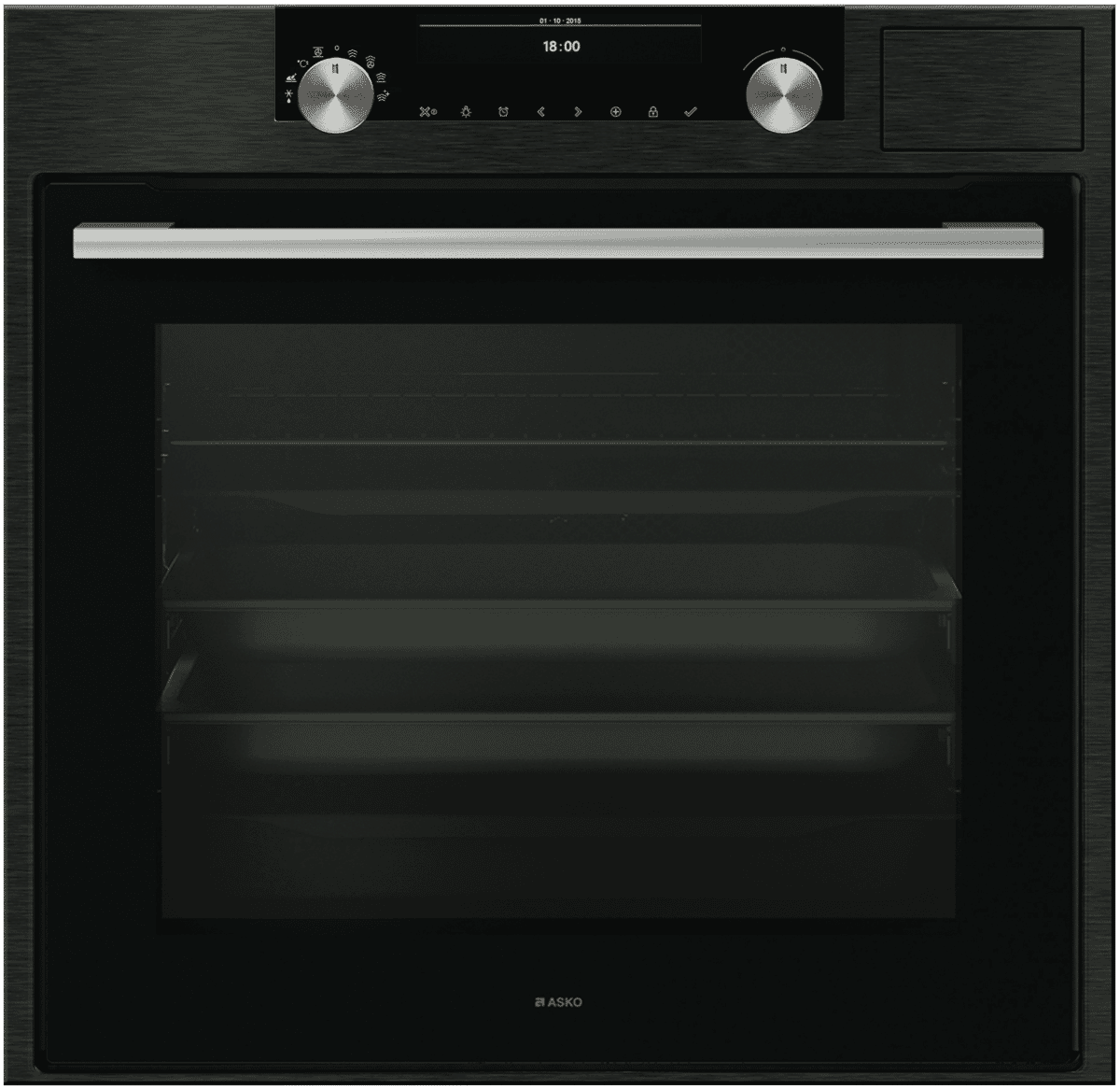 Asko OCS8687B 60cm Combination Steam Oven Black Steel at The Good Guys