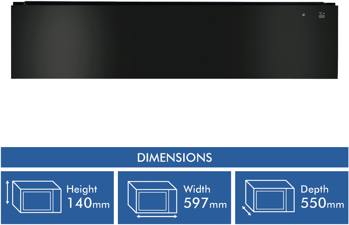 Asko ODW8127A 14cm Warming Drawer Anthracite at The Good Guys