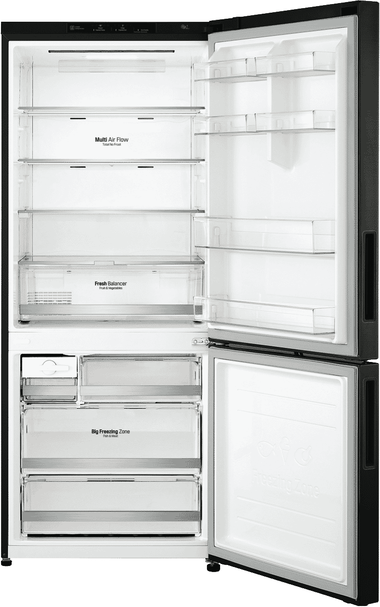 LG GB455MBL 454L Bottom Mount Refrigerator at The Good Guys