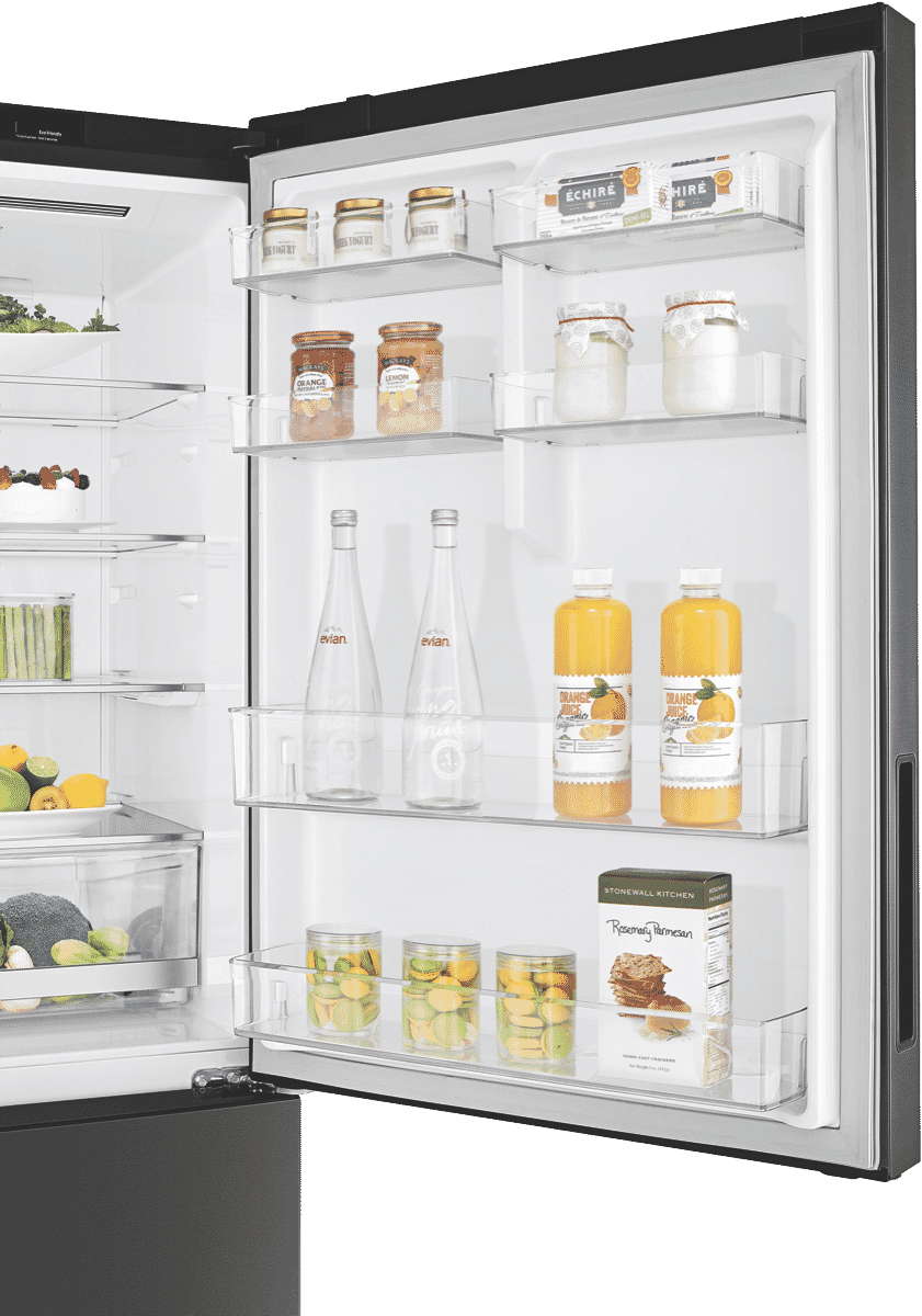 LG GB455MBL 420L Bottom Mount Refrigerator at The Good Guys