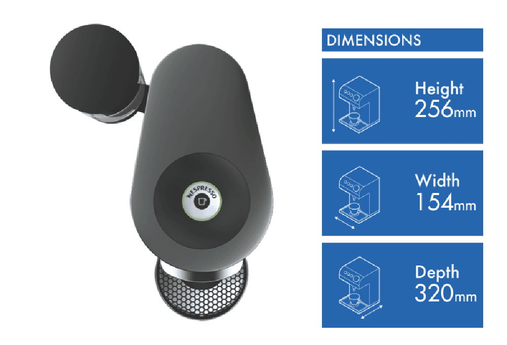 Nespresso Vertuo Plus Bundle- Titan