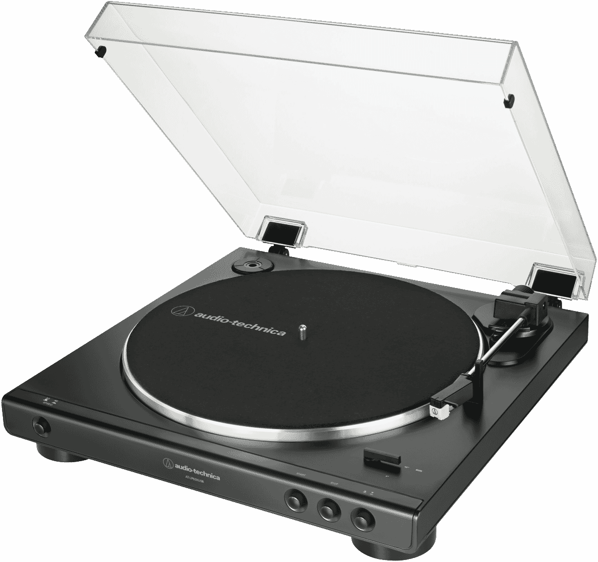 Audio Technica ATLP60XUSBBK ATLP60 Belt Drive Turntable with USB at